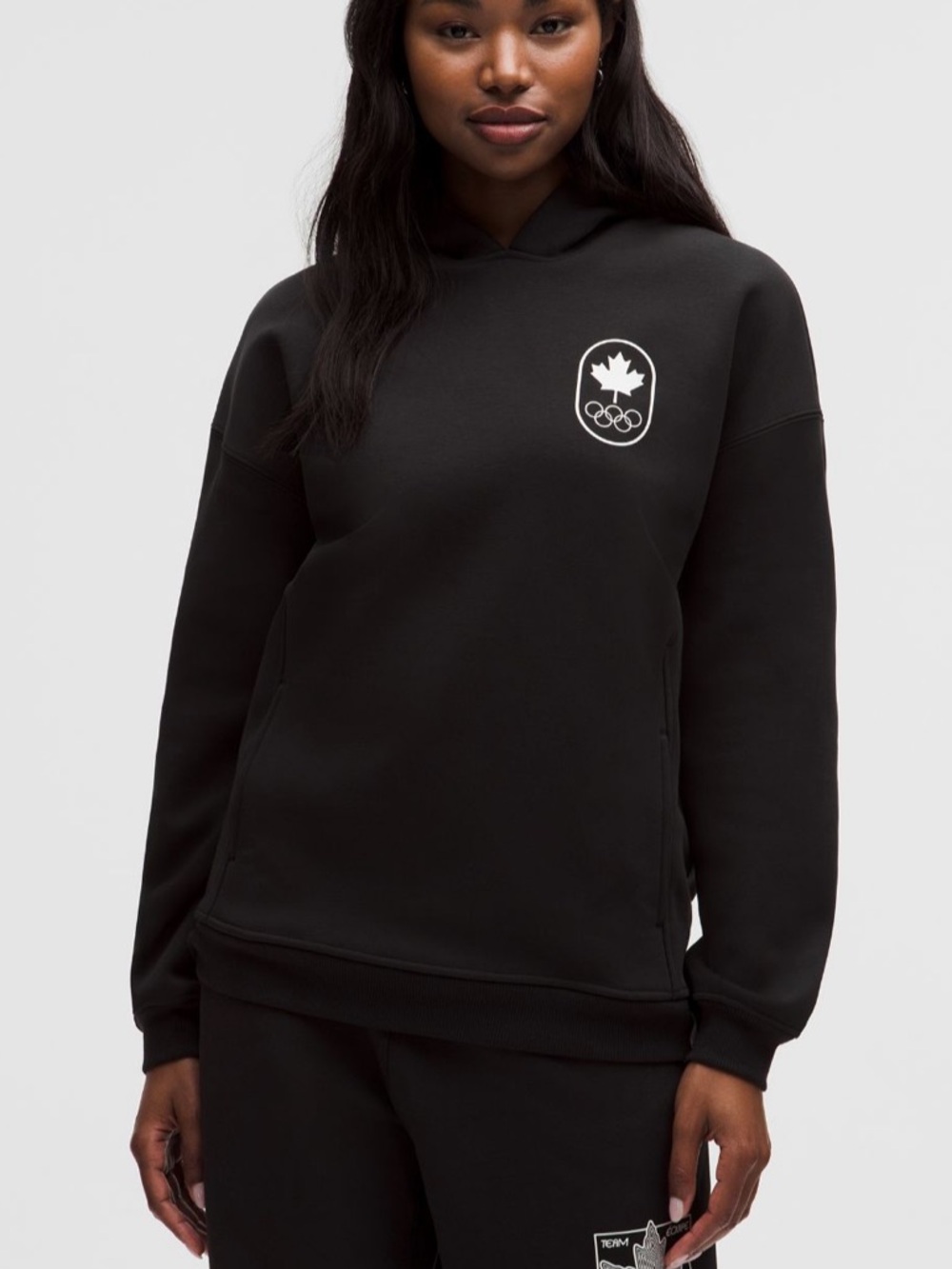 Lululemon x Team Canada Womens Big Cozy Oversized Hoodie - Picture 2 of 4